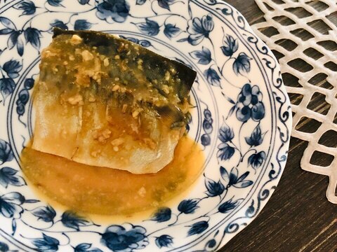 レンジで鯖の味噌煮